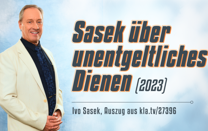 Ivo Sasek über unentgeltliches Dienen (2023) – Videoausschnitt im Zusammenhang mit seiner aktuellen Stellungnahme 2026